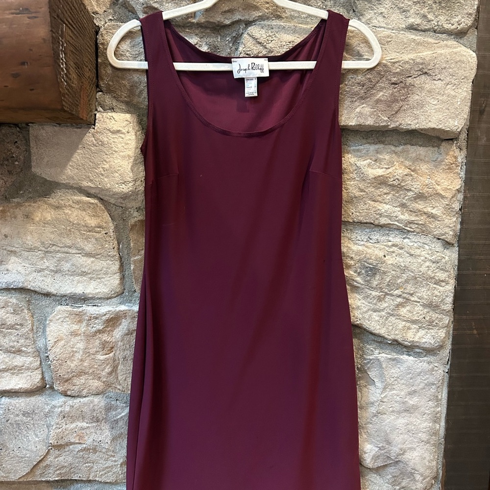 Joseph Ribkoff Burgundy Mini Dress